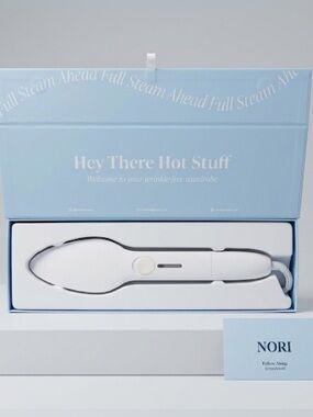 Nori "The Nori Press" Handheld Steam Iron in White